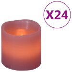 Bougies lectriques  led 24 pcs blanc chaud vidaxl vidaxl