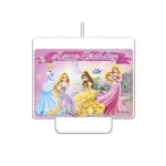 Bougie happy birthday disney princesses 9 x 7 cm taille unique