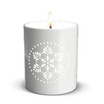 Bougie heart and home ange d'hiver