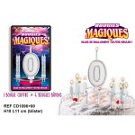 Bougies magiques chiffre 0
