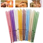 Bougies d'oreille - naturel - cire d'abeille 100% - 16 pi�ces - disques de protection inclus - bio