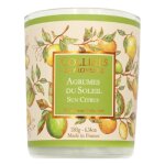Bougie parfum�e agrumes du soleil 180g collines de provence