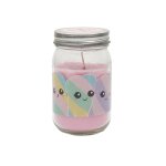 Bougie parfumee bocal kawaii 7. 5x13x7. 5cm pastel