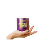 Bougie parfum�e cire de soja naturelle fleur exotique - 3 m�ches coton combustion longue dur�e - d�coration ...