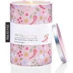 Bougies parfum�es en cire de soja poivre rose & pivoine, bougie design el�gante 60 heures - ambiance ...