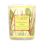 Bougie parfum�e citronnelle d'�t� 180g collines de provence