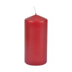 Bougie parfum�e - essentiel - fruits rouges - rouge - 11 cm - 6 cm - 1 bougie