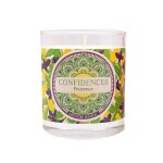 Bougie parfum�e menthe basilic 180 g confidences provence