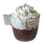 Bougie parfum�e mug chocolat chaud fabriqu�e en provence