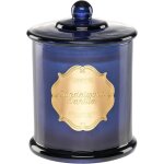 Bougie parfum�es dans un verre en bois de santal � la vanille - longue dur�e de combustion de plus de ...