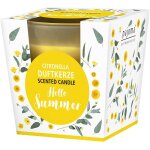 Bougie parfume dans un verre satin hello summerdure de combustion : 25 heuresdans un emballage cadeau ...