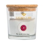 Bougie en poudre 250 grs la bougie autrement rose paillet�