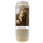 Bougie saint antoine neuvaine