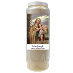 Bougie saint joseph neuvaine
