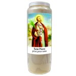 Bougie saint pierre neuvaine