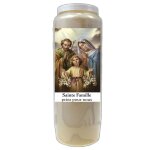 Bougie sainte famille neuvaine
