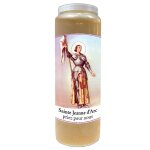 Bougie sainte jeanne d'arc neuvaine