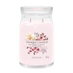 Bougie signature cerise rose et vanille grand mod�le