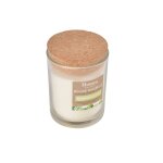 Bougie verrine ecologique 8 x 10 cm bergamote et sauge