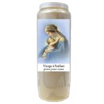Bougie vierge � l'enfant neuvaine