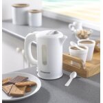 Bouilloire electrique de 0, 5l sans fil de voyage 650w blanc