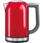 Bouilloire electrique de 1, 7l 2400w rouge empire argent