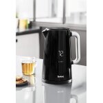 Bouilloire electrique de 1, 7l sans fil avec ecran intgr et base 360 1800w noir