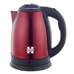 Bouilloire lectrique 1. 8l inox sans fil rouge herzberg hg5011 - red