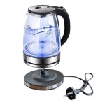 Bouilloire electrique en verre, haute puissance, 1500w, fermeture automatique, protection contre l'ébullition ... Bouilloire electrique en verre, haute puissance, 1500w, fermeture automatique, protection contre l'ébullition ...