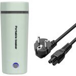 Bouilloire electrique de voyage - 450 ml - mini thire 3 en 1 - avec doublure en acier inoxydable 304 ...