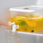 Bouilloire froide pratique, conteneur d'eau pour r�frig�rateur avec robinet, articles de boissons, bouilloire, ...