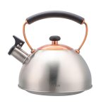 Bouilloire a induction thire sifflet 2, 3l acier inox. retro, poigne cool, , inox / bronze, briebe, ...