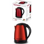 Bouilloire inox rouge 1, 8l sans fil 1, 8 litre 1500w arre?t automatique rouge