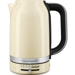 Bouilloire kitchenaid 5kek1701eac 1, 7 l creme