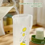 Bouilloire en plastique pour boissons froides, grande capacit, rsistant aux hautes tempratures, pour ...