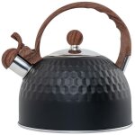 Bouilloire avec sifflet en acier inoxydable, 2, 5 l, poignée résistante a la chaleur, cuisinières a gaz ... Bouilloire avec sifflet en acier inoxydable, 2, 5 l, poignée résistante a la chaleur, cuisinières a gaz ...