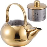 Bouilloire a sifflet avec passoire, th�i�re a induction, pour po�le de cuisine