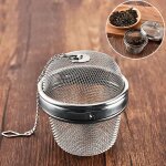 Bouilloire a th� r�utilisable en acier inoxydable, filtre a th�, assaisonnement, maille multifonction, ...