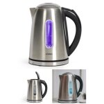 Bouilloire théière sans fil automatique en verre 1, 7 l 2200 w arrêt automatique rotation à 360 sur son ... Bouilloire théière sans fil automatique en verre 1, 7 l 2200 w arrêt automatique rotation à 360 sur son ...