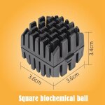 Boule biochimique de xxl filtrant d'aquarium avec filtre, boule de coton, boule de bactries nitrifiantes, ...