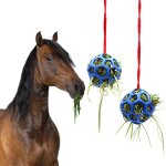 Boule de friandises pour cheval, jouet d'alimentation polyvalent pour cheval, etal stable, remorque, ... Boule de friandises pour cheval, jouet d'alimentation polyvalent pour cheval, etal stable, remorque, ...
