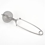 Boule d'infuseur a th en acier inoxydable, boule sphrique, maille, filtre a th, a caf, a herbes, ...