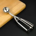 Boule a pastque en acier inoxydable, boule a fruits, creuser, pure de pommes de terre, cuillre a glace, ...