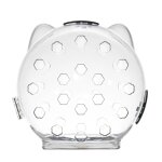 Boule de protection transparente pour la tte de chat, respirant, anti - morsure, anti - lchage, design ...