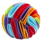 Boule de reniflement pour chien, 1 pc balle d'entranement pour chien reniflement jouet molaire pour ...