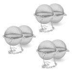 Boule a thé pratique 6 pièces, filtre pour infuseur d'épices de thé Boule a thé pratique 6 pièces, filtre pour infuseur d'épices de thé