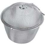 Boule a th en maille extra large, en acier inoxydable, a verrou torsad, infuseur a th avec chane ...