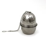 Boule a th� & support  d�borde  5cm argent