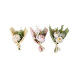 Bouquet compose cadeau fleur artificiel 8x13cm