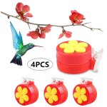 Bouteille d'alimentation en plastique pour oiseaux, mangeoire a eau suspendue pour colibris, jardin en ...